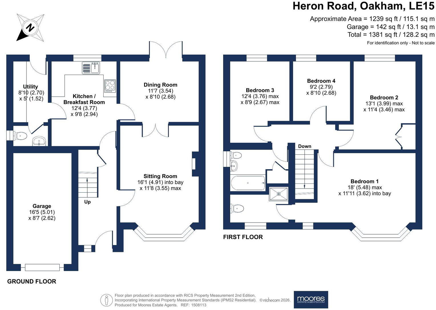 Heron Road, Oakham floorplan