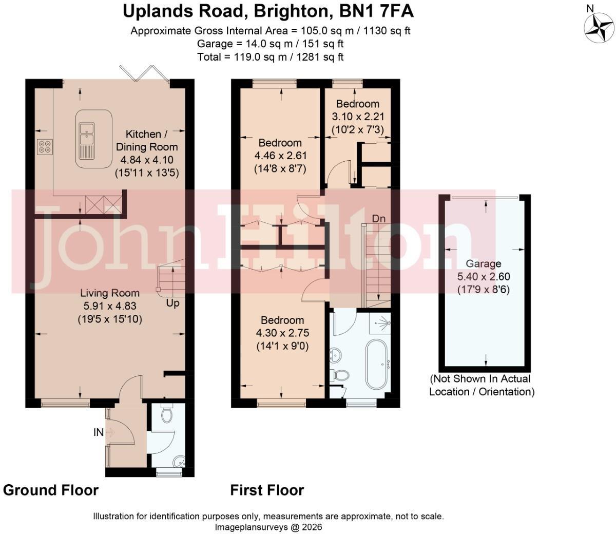 Uplands Road, Brighton floorplan