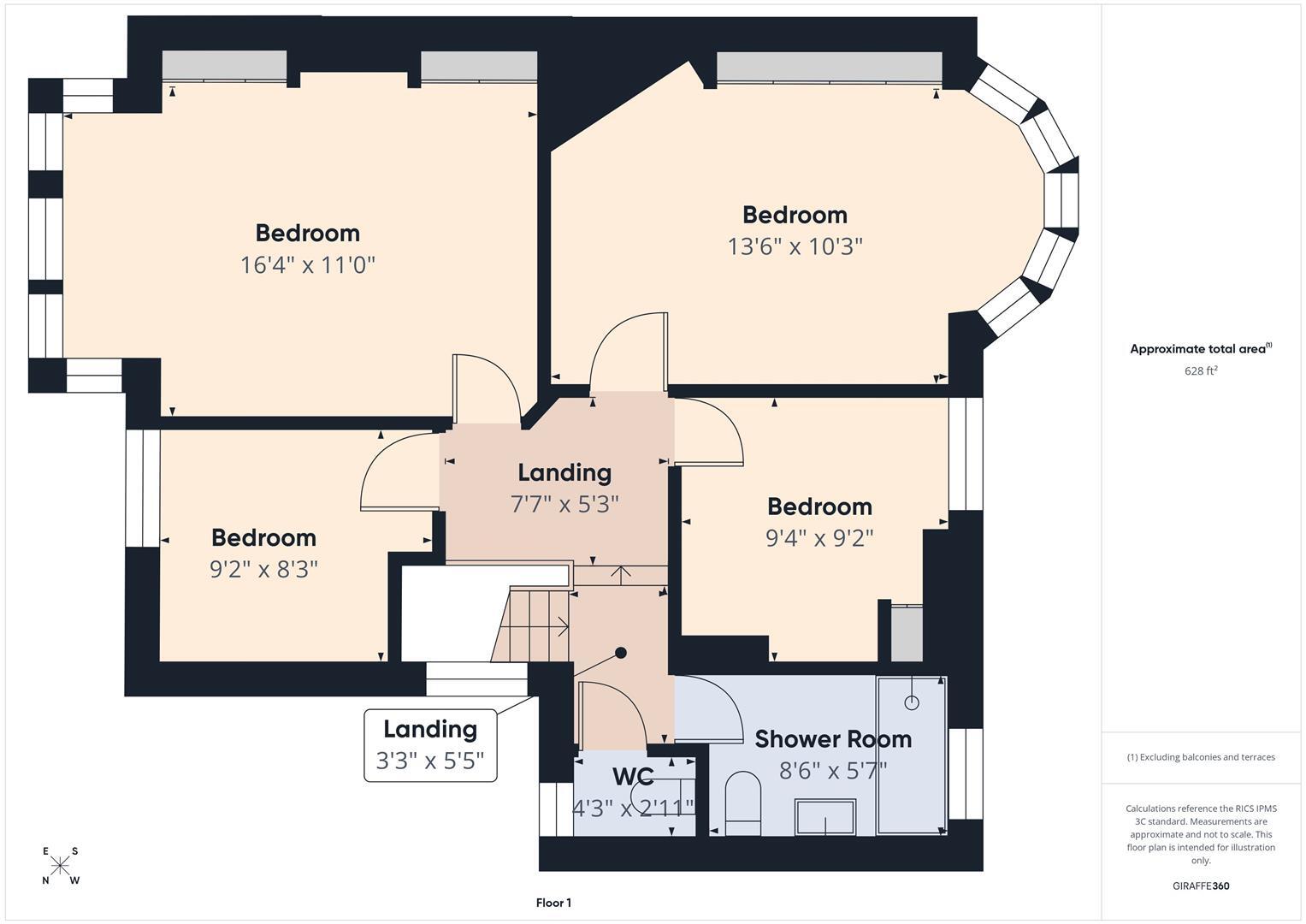 Seaton Crescent, Monkseaton, Whitley Bay floorplan