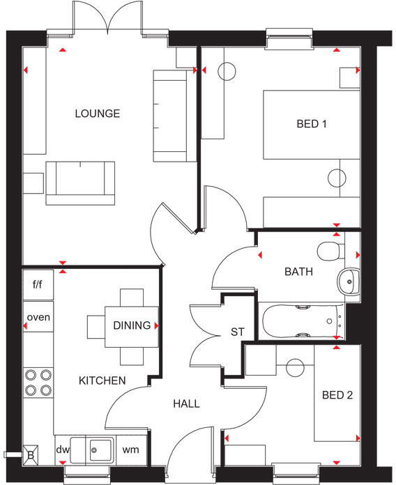 Carleton Avenue, 
Carleton, 
Penrith, 
Cumbria, 
CA11 8TP floorplan