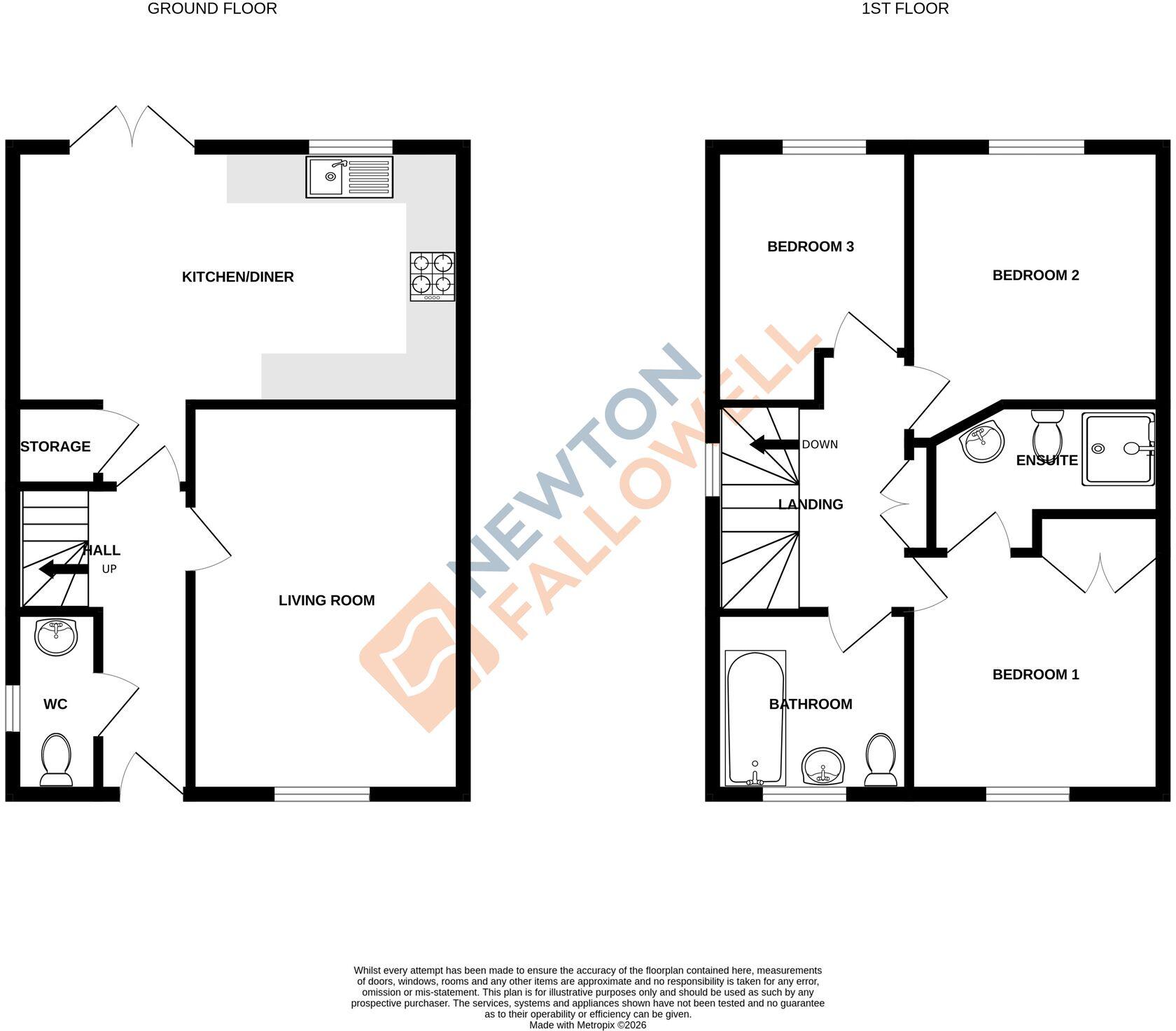 Fakenham Green, Bourne, PE10 floorplan