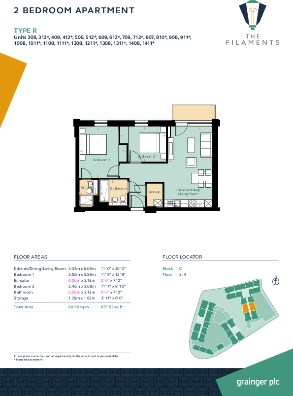 The Filaments, Salford Salford M3 floorplan