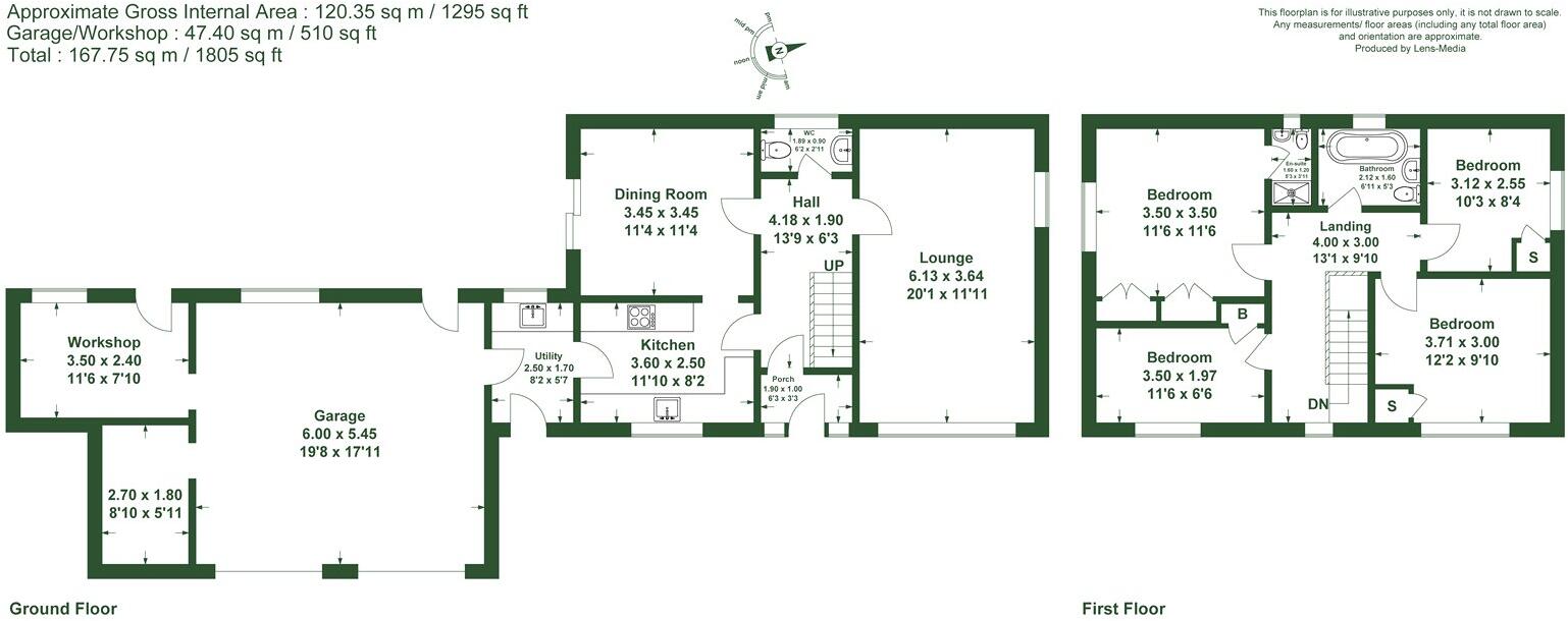 Ash Road, Elswick, Preston, Lancashire floorplan
