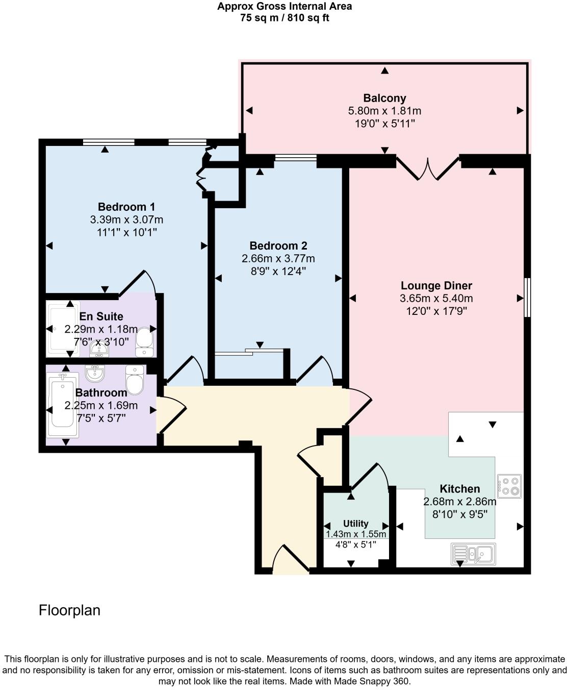 Lilliput Road, Lilliput, Poole floorplan