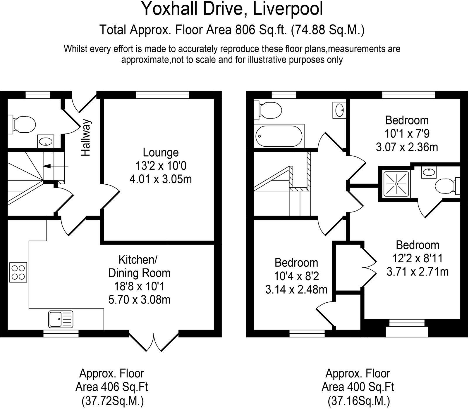 Yoxall Drive, Kirkby, L33 floorplan