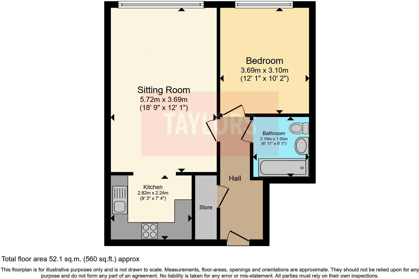 Millward Drive, Bletchley, Milton Keynes, Buckinghamshire, MK2 floorplan