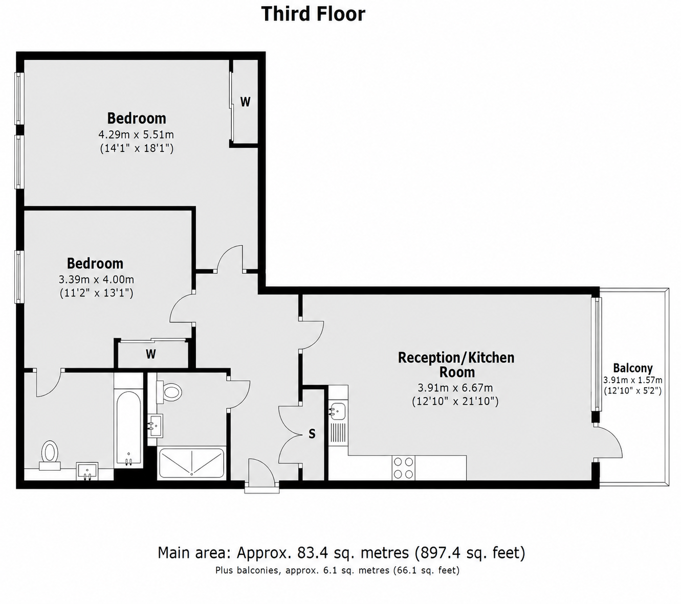 Bodiam Court, Park Royal, London, NW10 floorplan