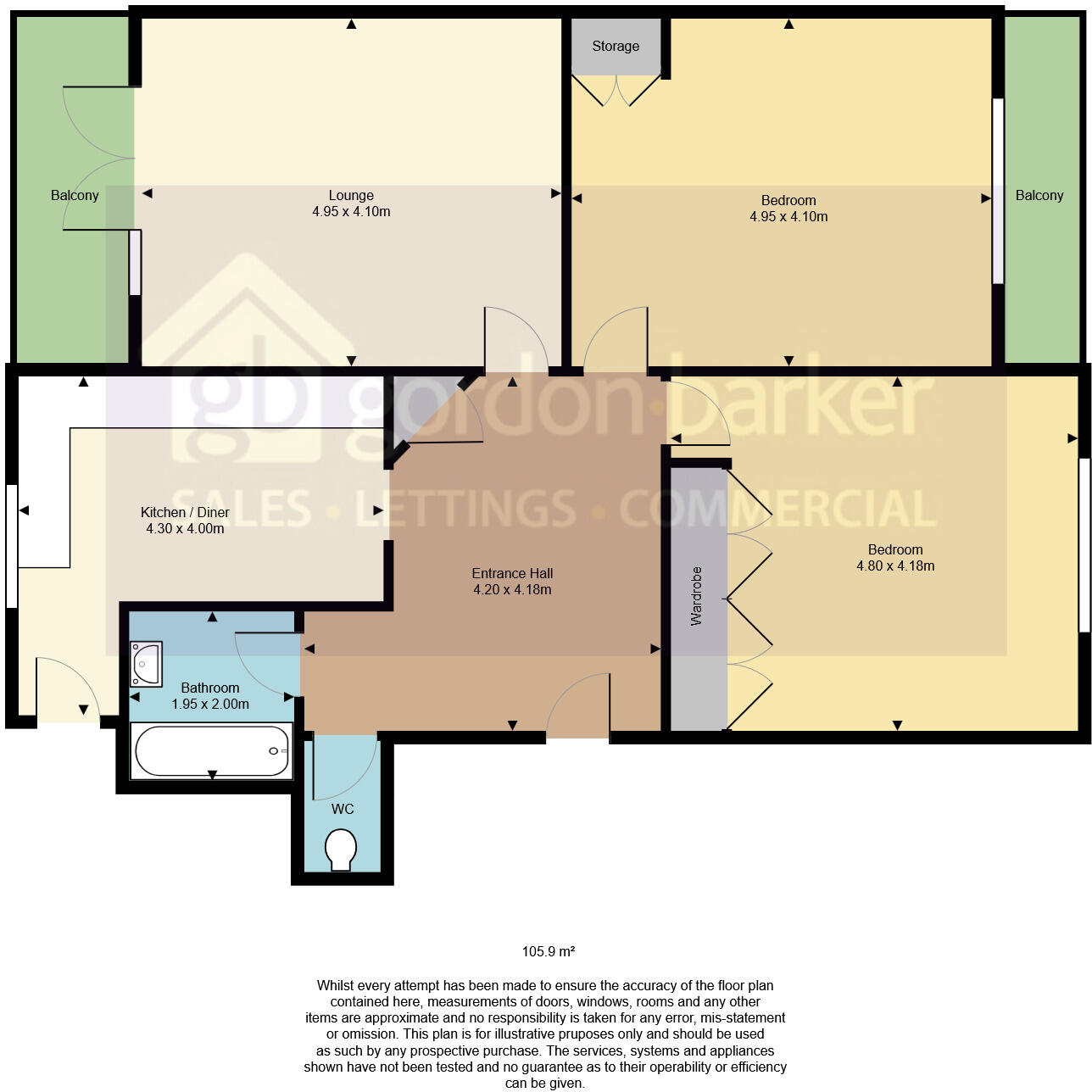 Barclay Mansions, St Valerie Road, Bournemouth, Bournemouth Christchurch Poole floorplan