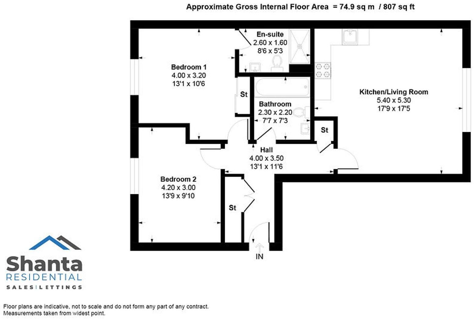 Victoria Road, Glasgow, G42 floorplan