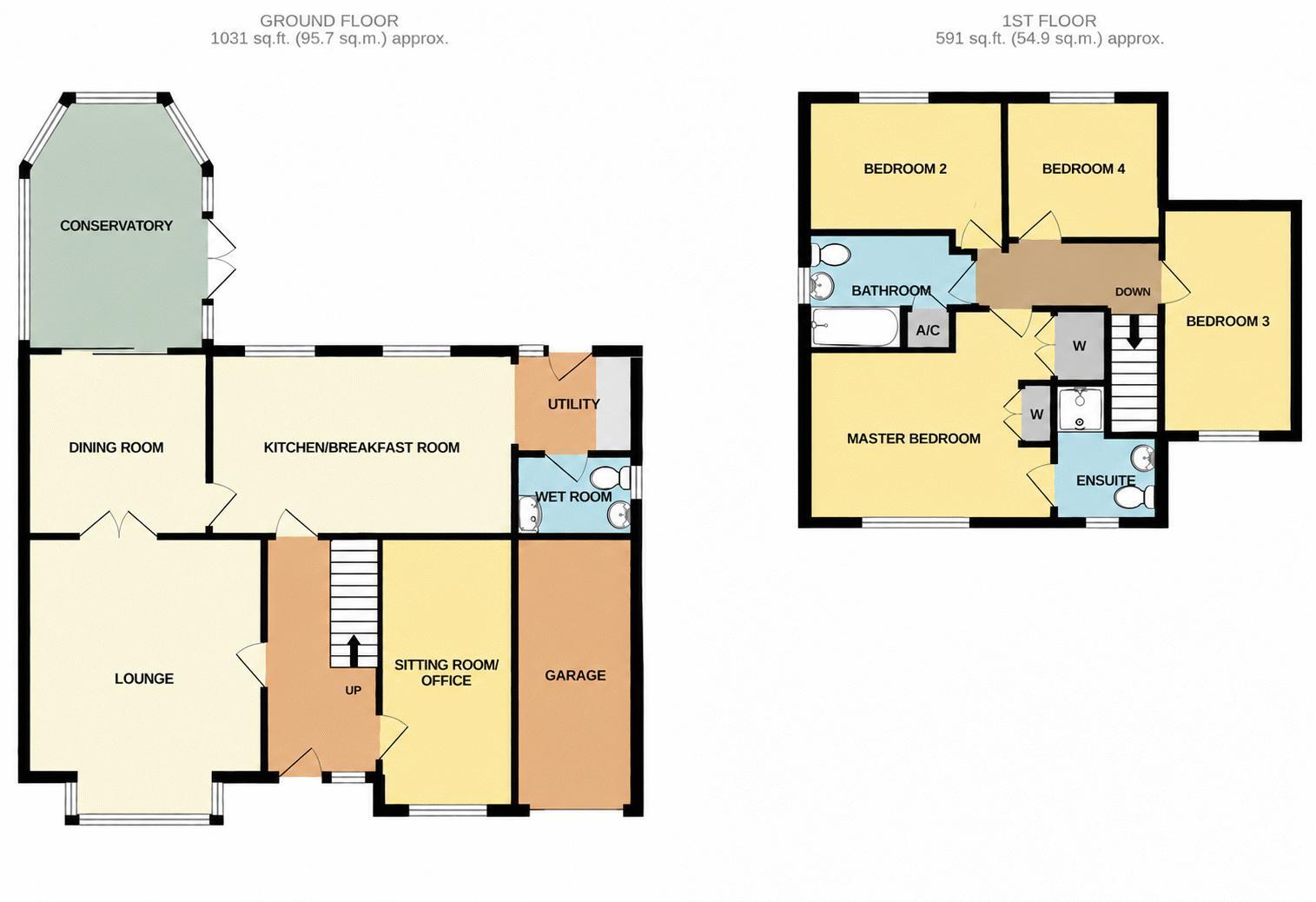 Wilkinson Close, Burntwood, Hunslet Estate, WS7 9LN floorplan