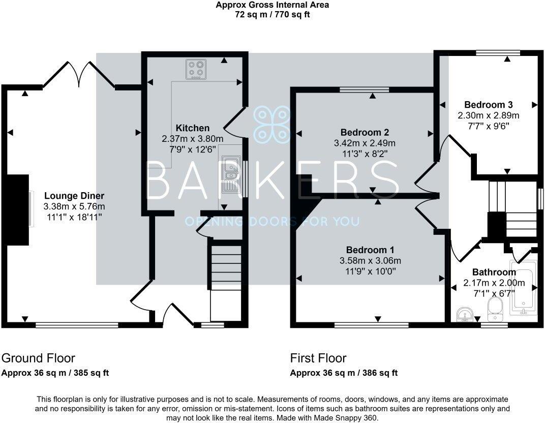 Denbrook Crescent, Bradford 4 floorplan