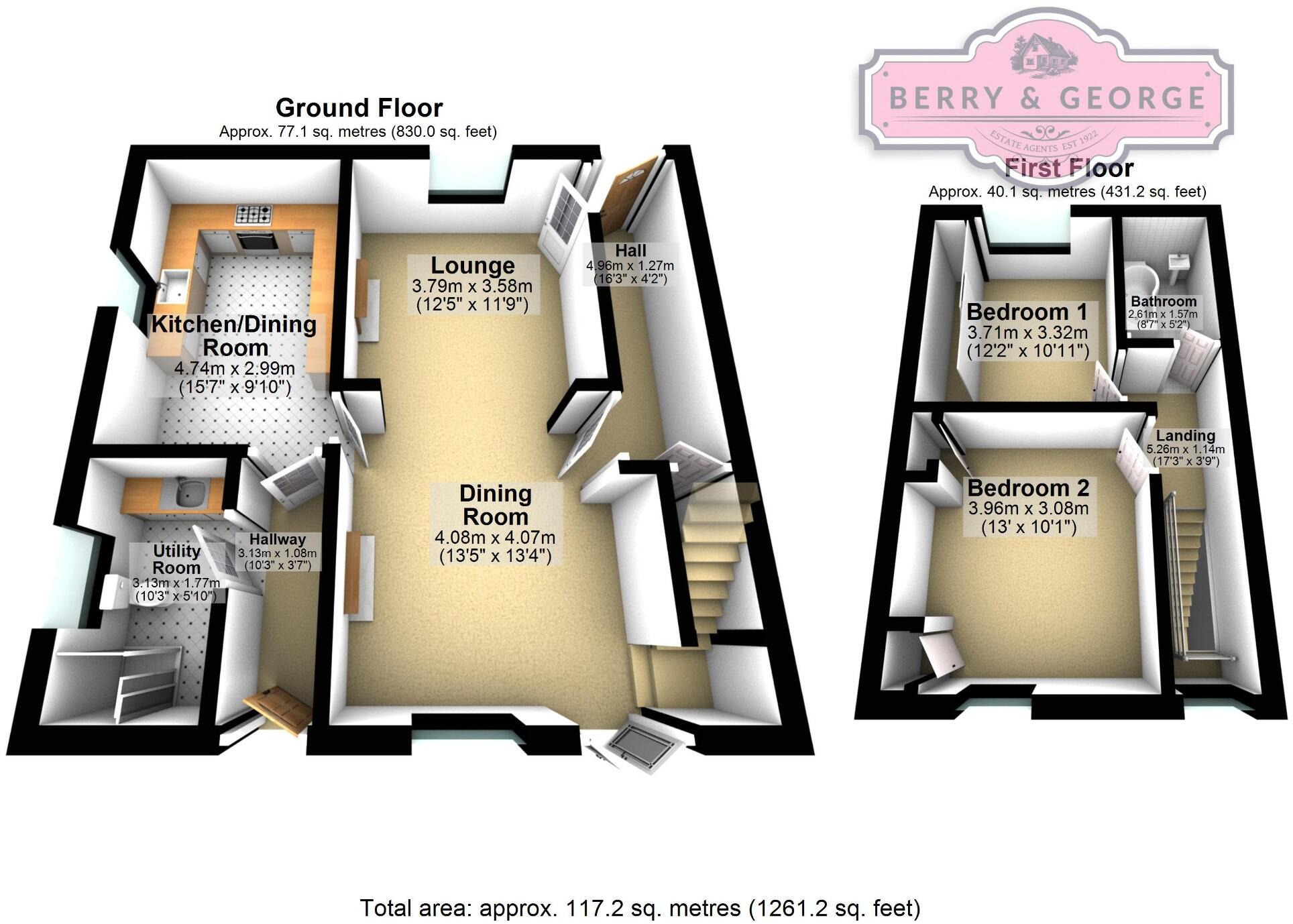 High Street, CH7 floorplan
