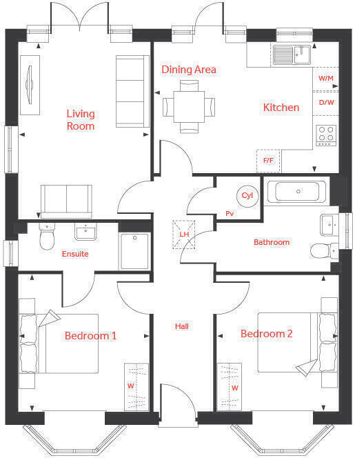 Norton Road, 
Thurston, 
Suffolk, 
IP31 3QH floorplan