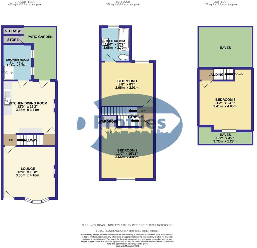 Council Road, Hinckley floorplan