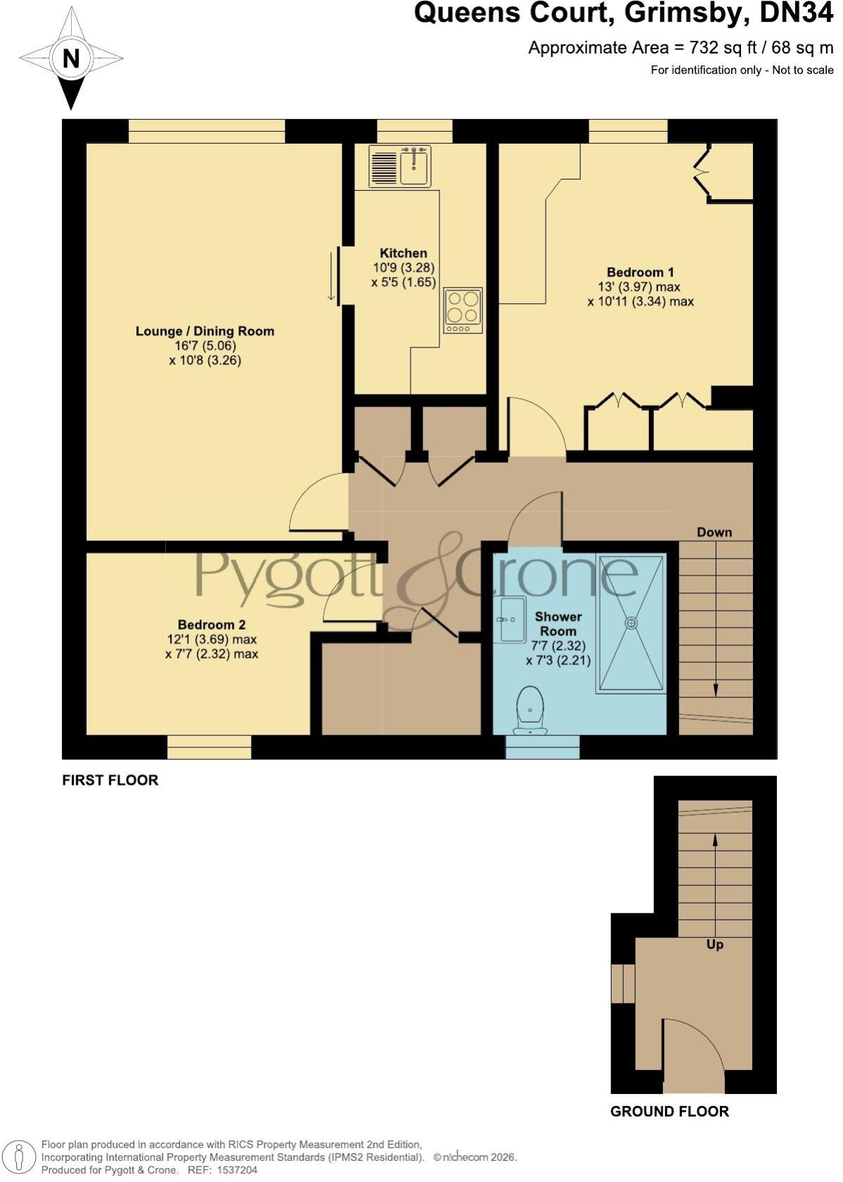 Queens Court, Grimsby, Lincolnshire, DN34 floorplan
