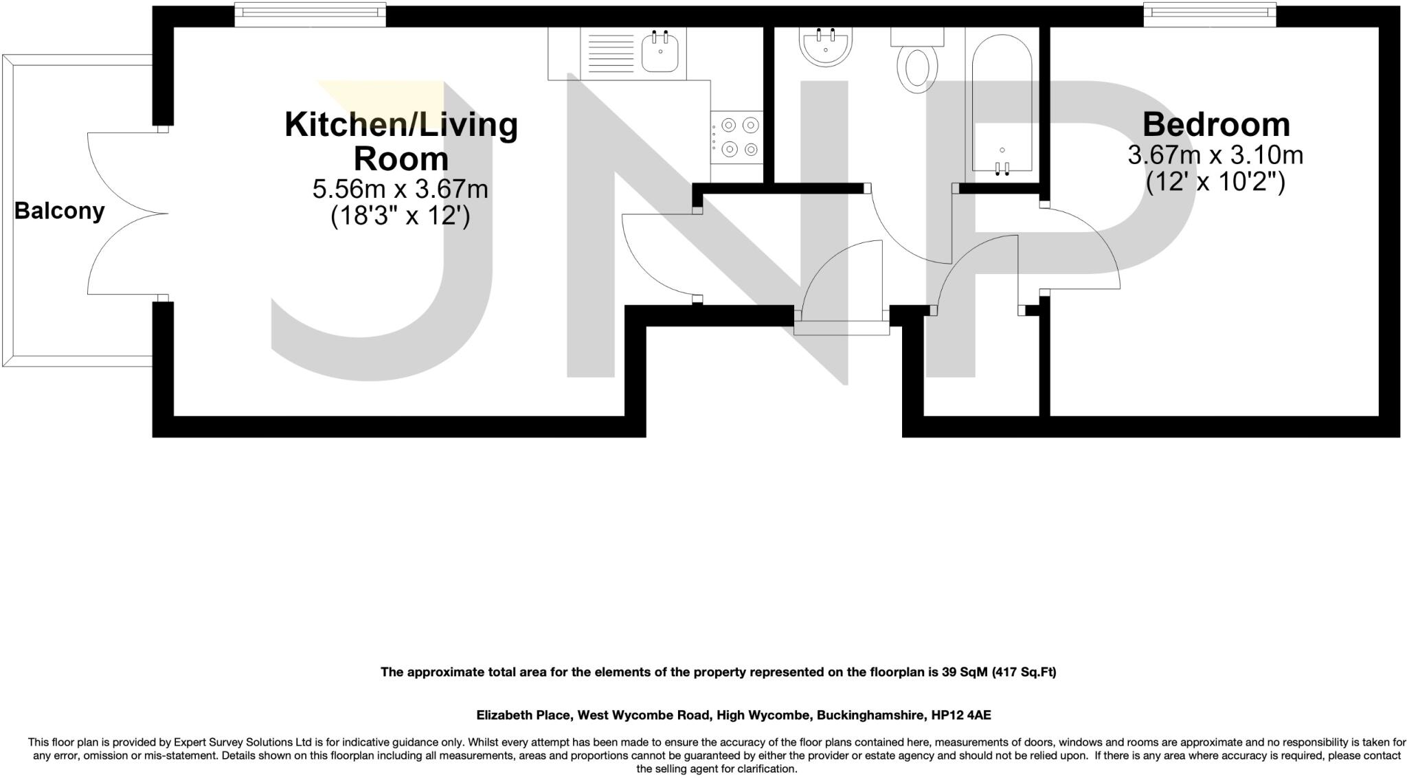 West Wycombe Road, High Wycombe, Buckinghamshire, HP12 floorplan