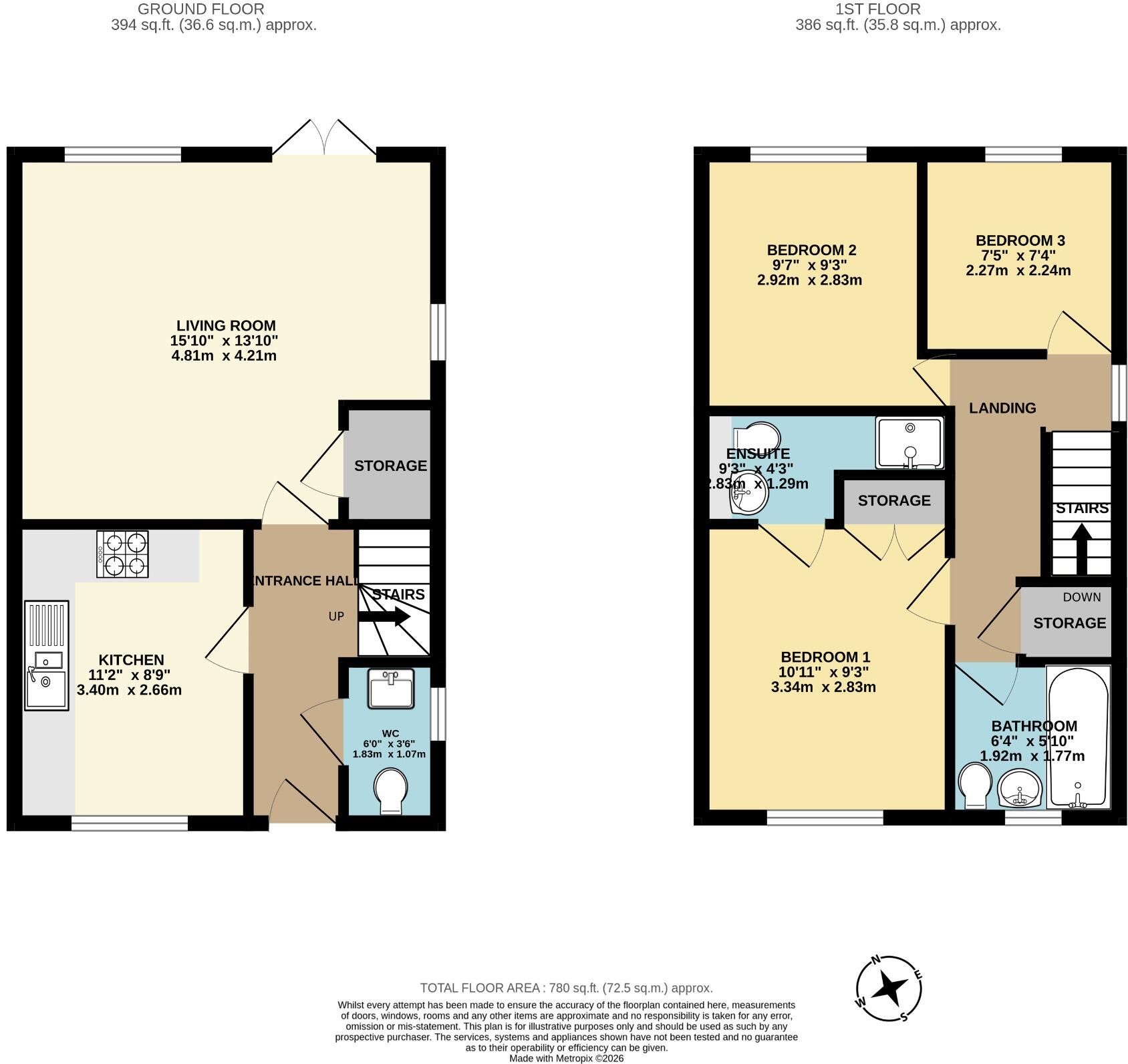 Freeman Drive, Sittingbourne, Kent, ME10 3GJ floorplan