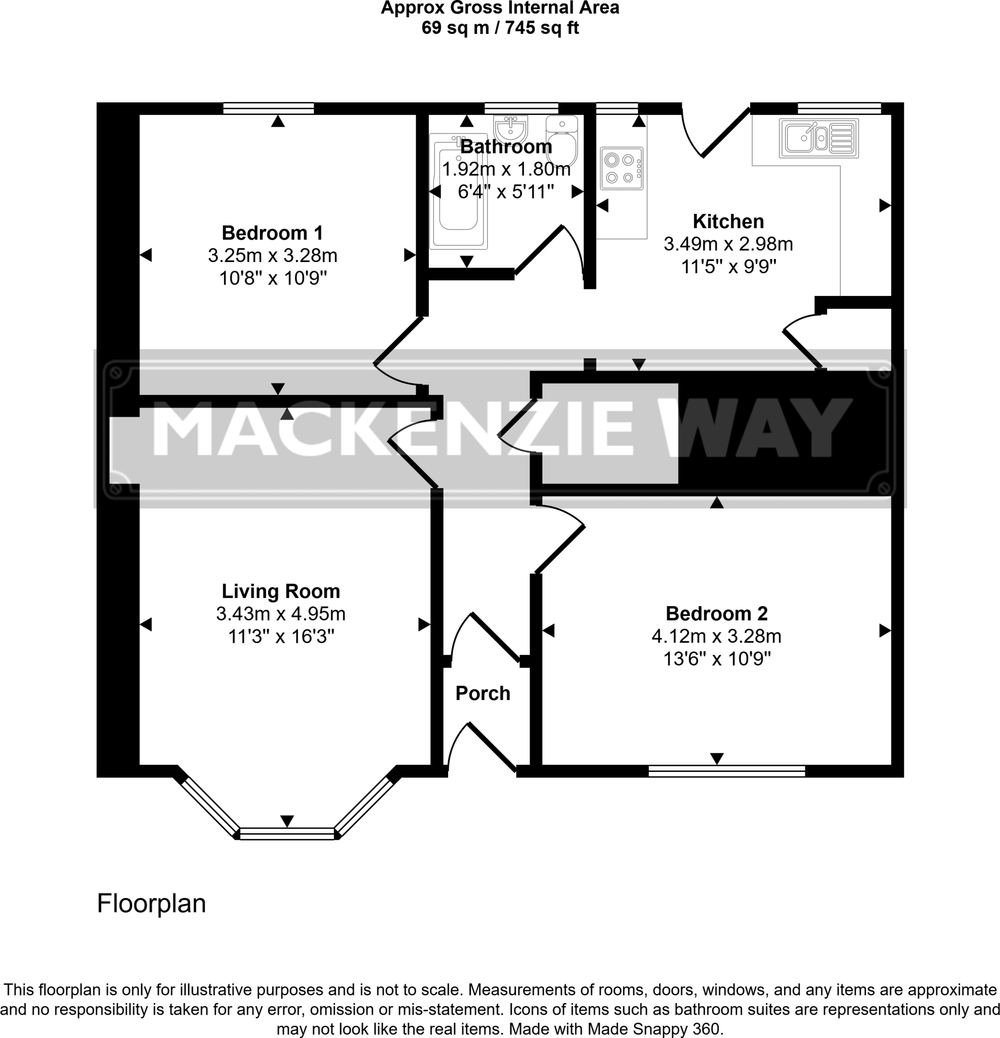 Sharphill Road, Saltcoats, North Ayrshire floorplan