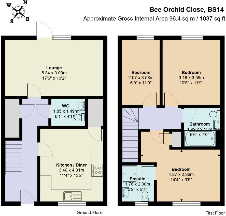 Bee Orchid Close, Bristol floorplan