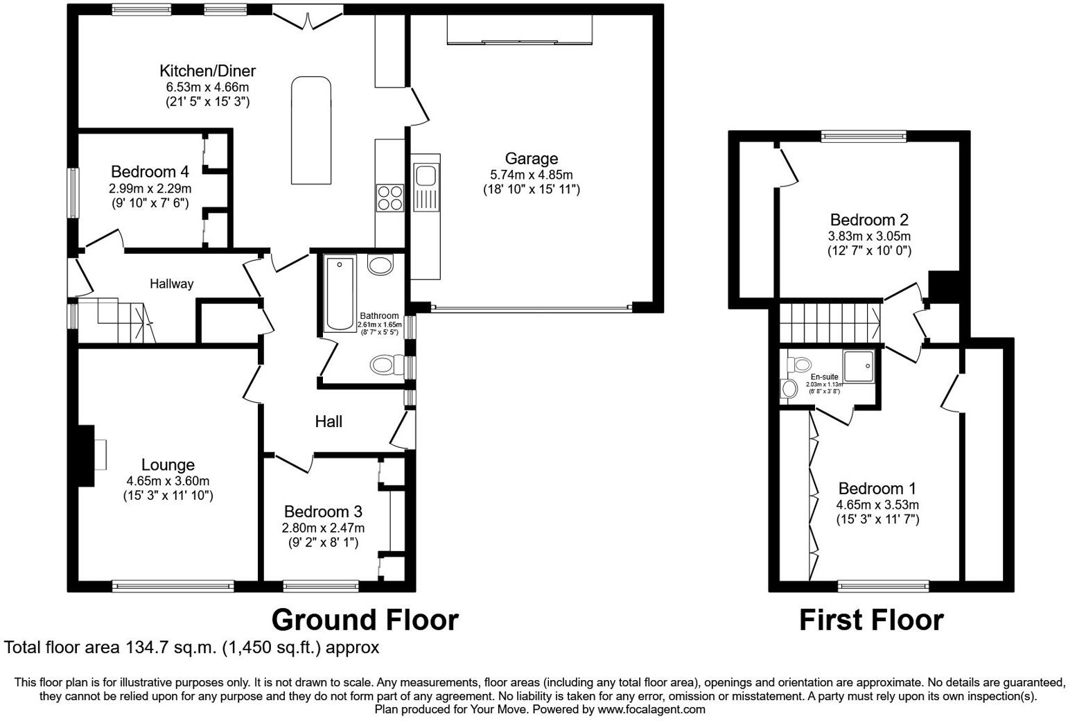 Priory Drive, Darwen, Lancashire, BB3 floorplan