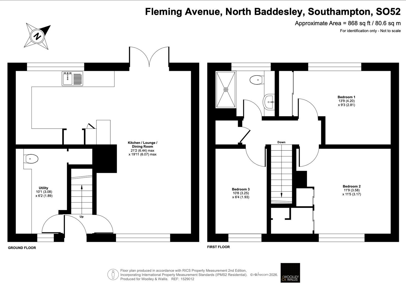 Fleming Avenue, North Baddesley, Southampton, Hampshire, SO52 floorplan