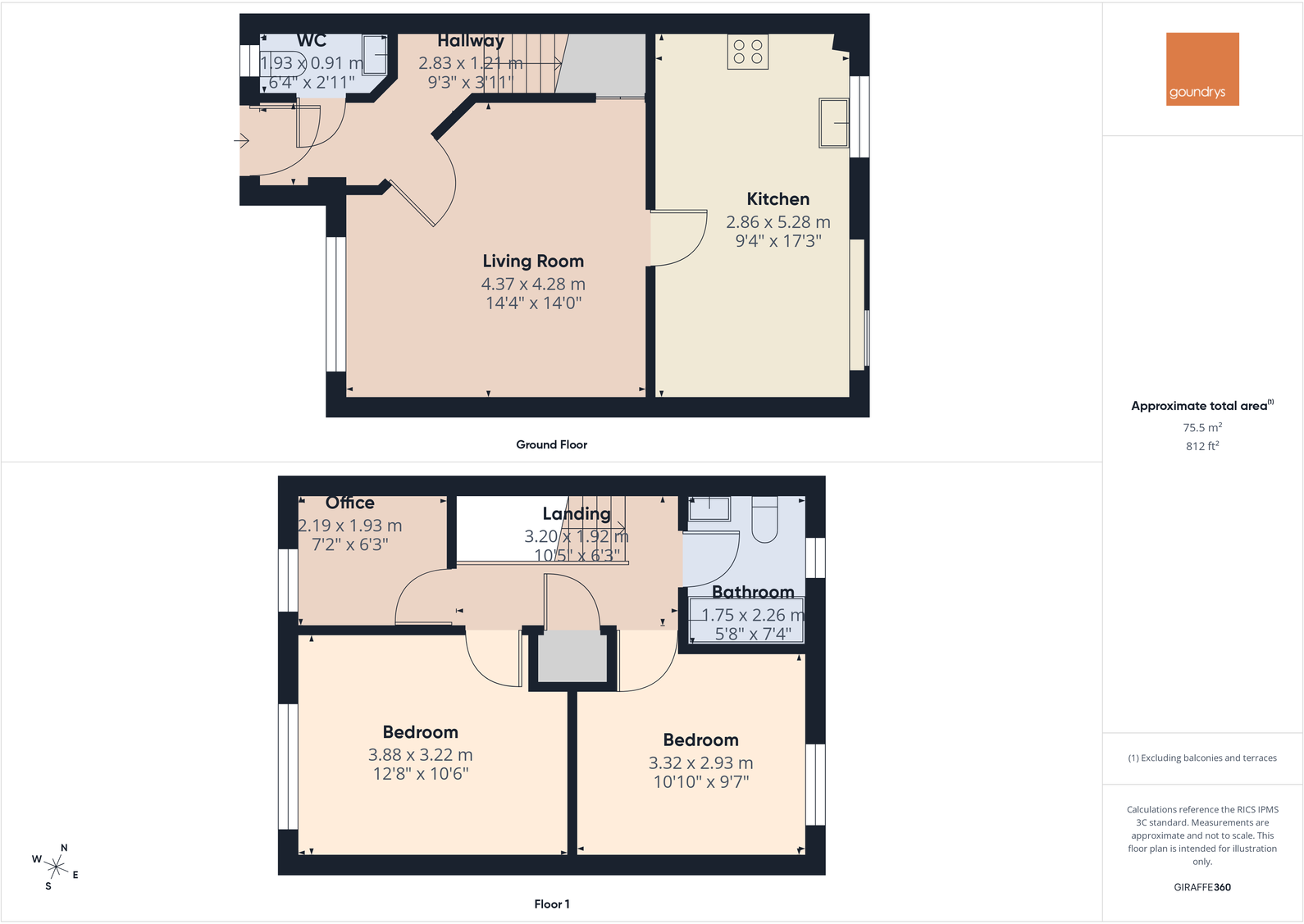 Park Trielin, Redruth floorplan