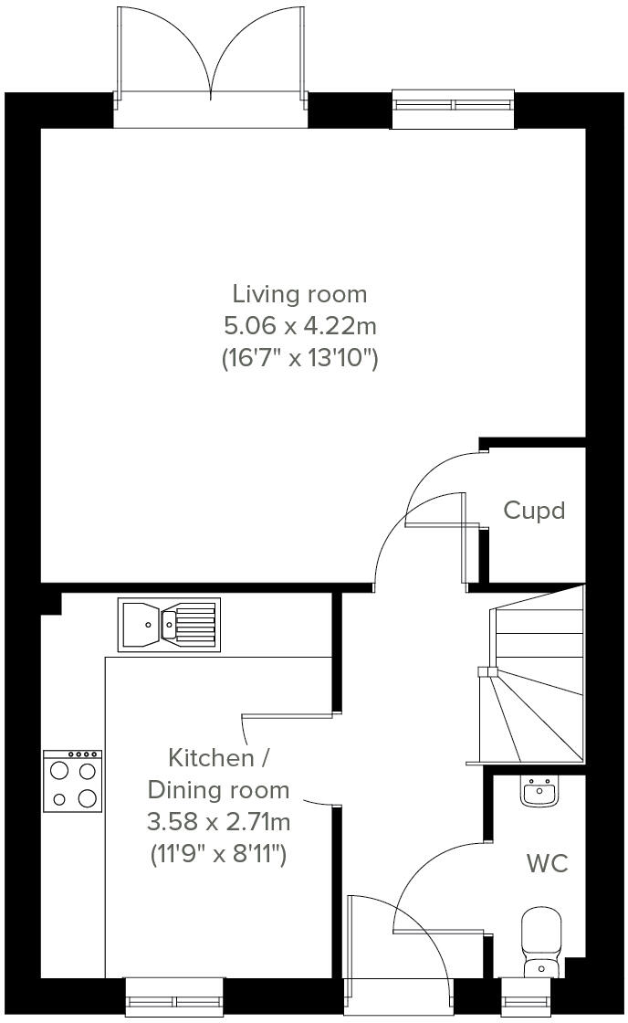 Broad Street Green Road
Heybridge
Essex
CM9 8NY floorplan