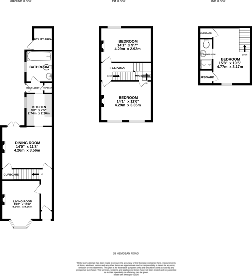 Hemdean Road, Caversham floorplan