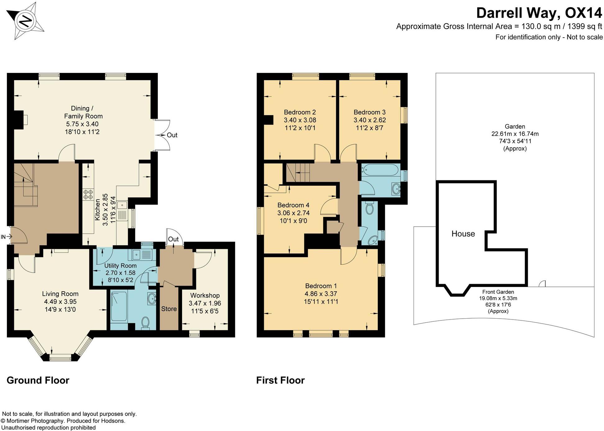 Darrell Way, Abingdon, OX14 floorplan