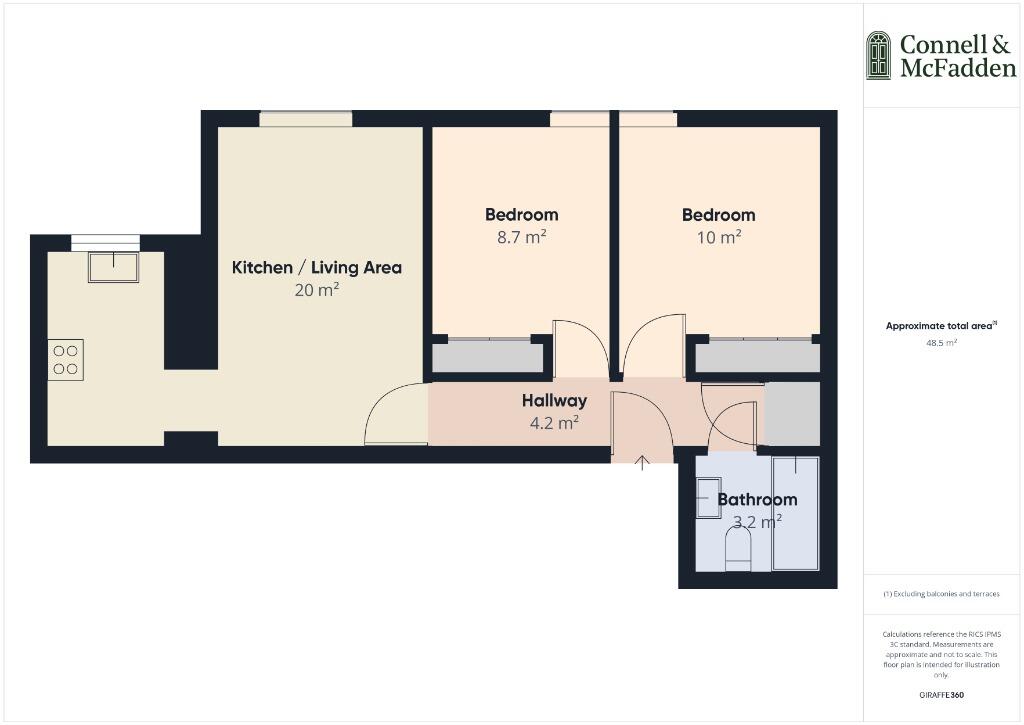 St Stephen Street, Stockbridge, Edinburgh, EH3 floorplan