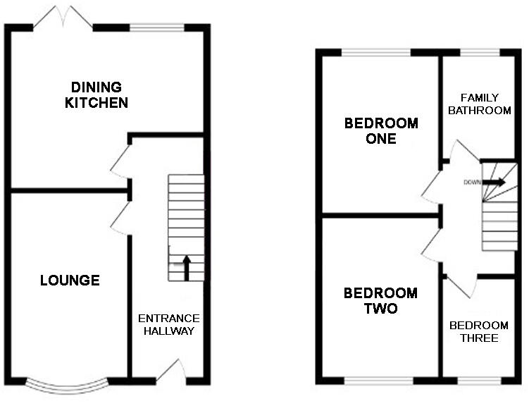 Larbreck Avenue - Blackpool - FY3 8EF floorplan