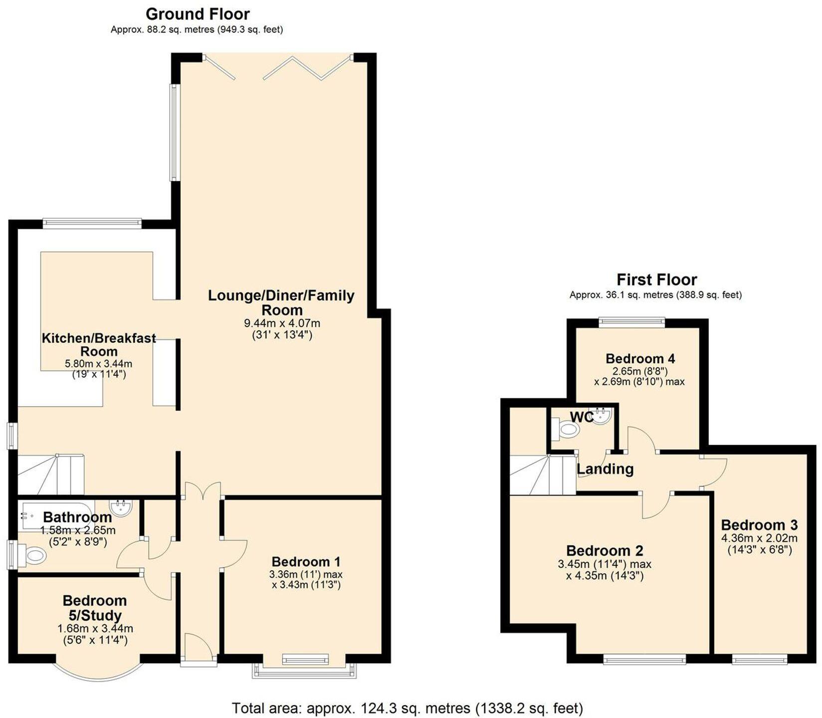 Main Road, Hawkwell, SS5 floorplan