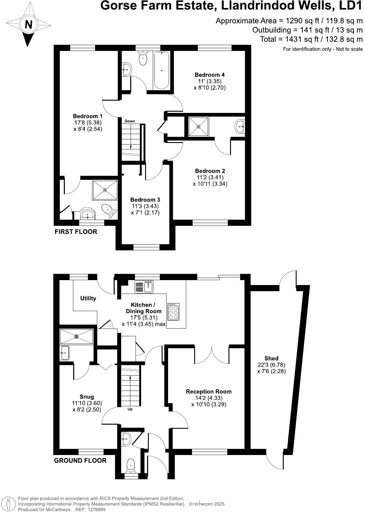 Gorse Farm Estate, Llandrindod Wells, Powys floorplan