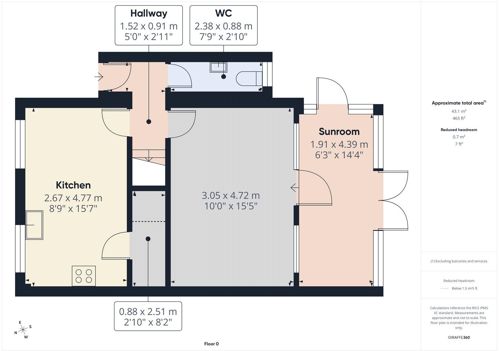 Old Church Road, Axbridge, Somerset, BS26 floorplan