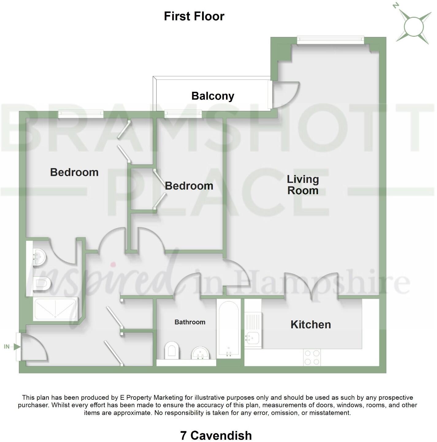 Cavendish House, Tudor Court, Bramshott place, Liphook, Hampshire, GU30  floorplan