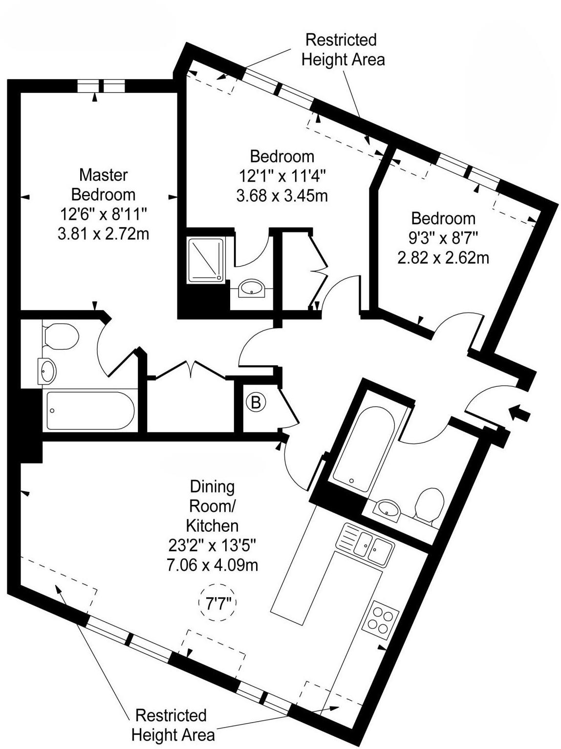 6 Swan Street, London floorplan
