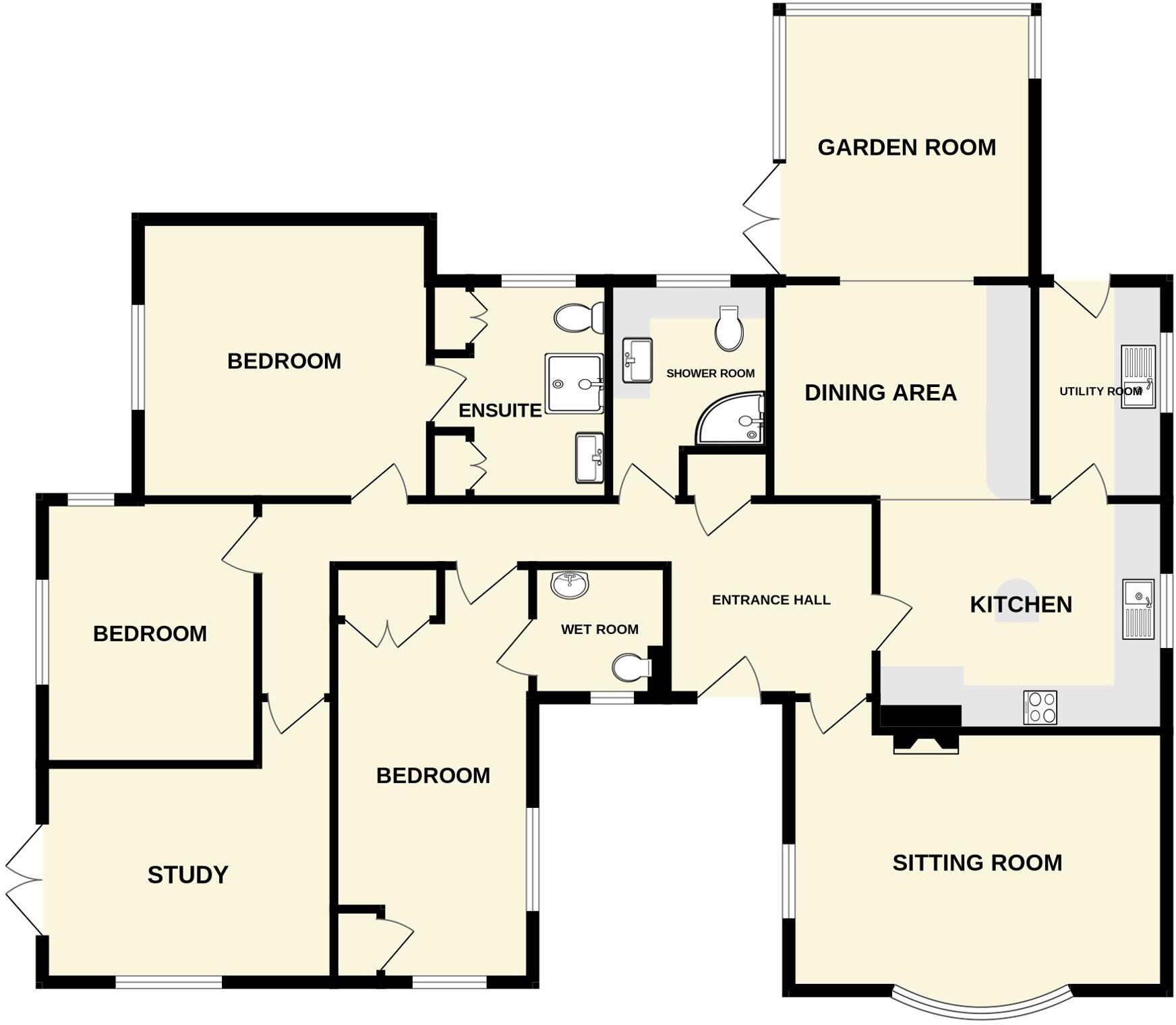 Hilltop Close, Shrewton, SP3 4EB floorplan
