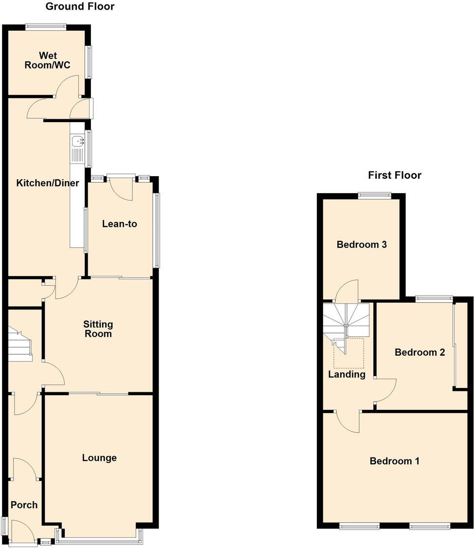 Zetland Street, Southport floorplan