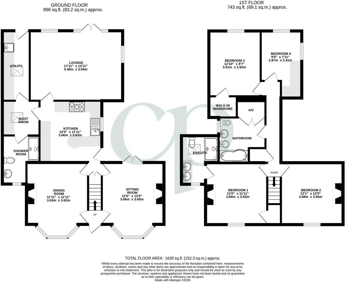 Ashburnham Road, Ampthill, Bedfordshire, MK45 floorplan