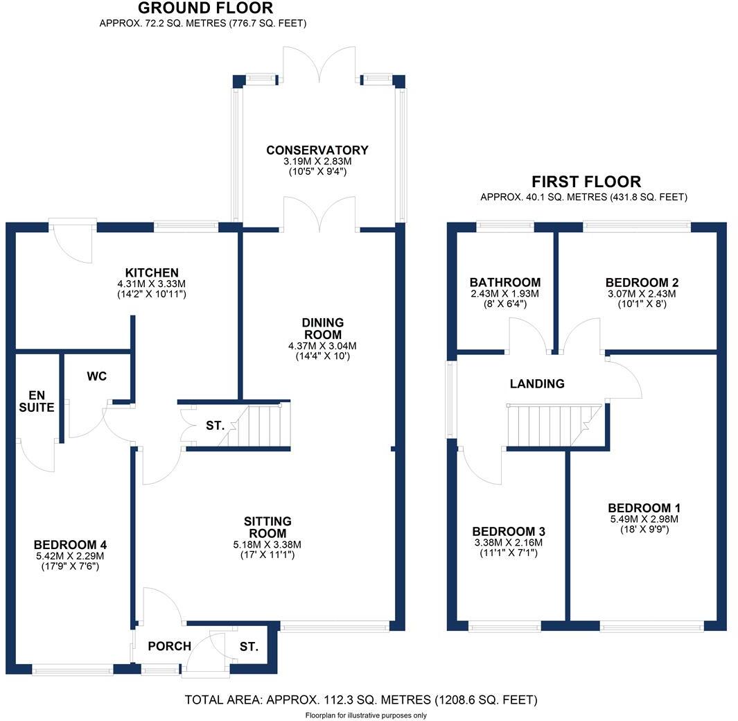 Park Road, Timperley floorplan