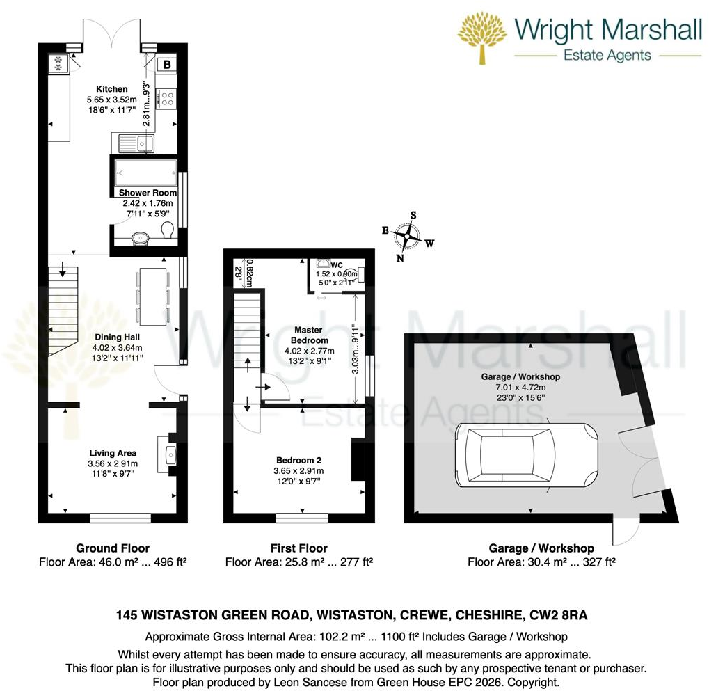 Wistaston Green Road, Wistaston, Cheshire floorplan