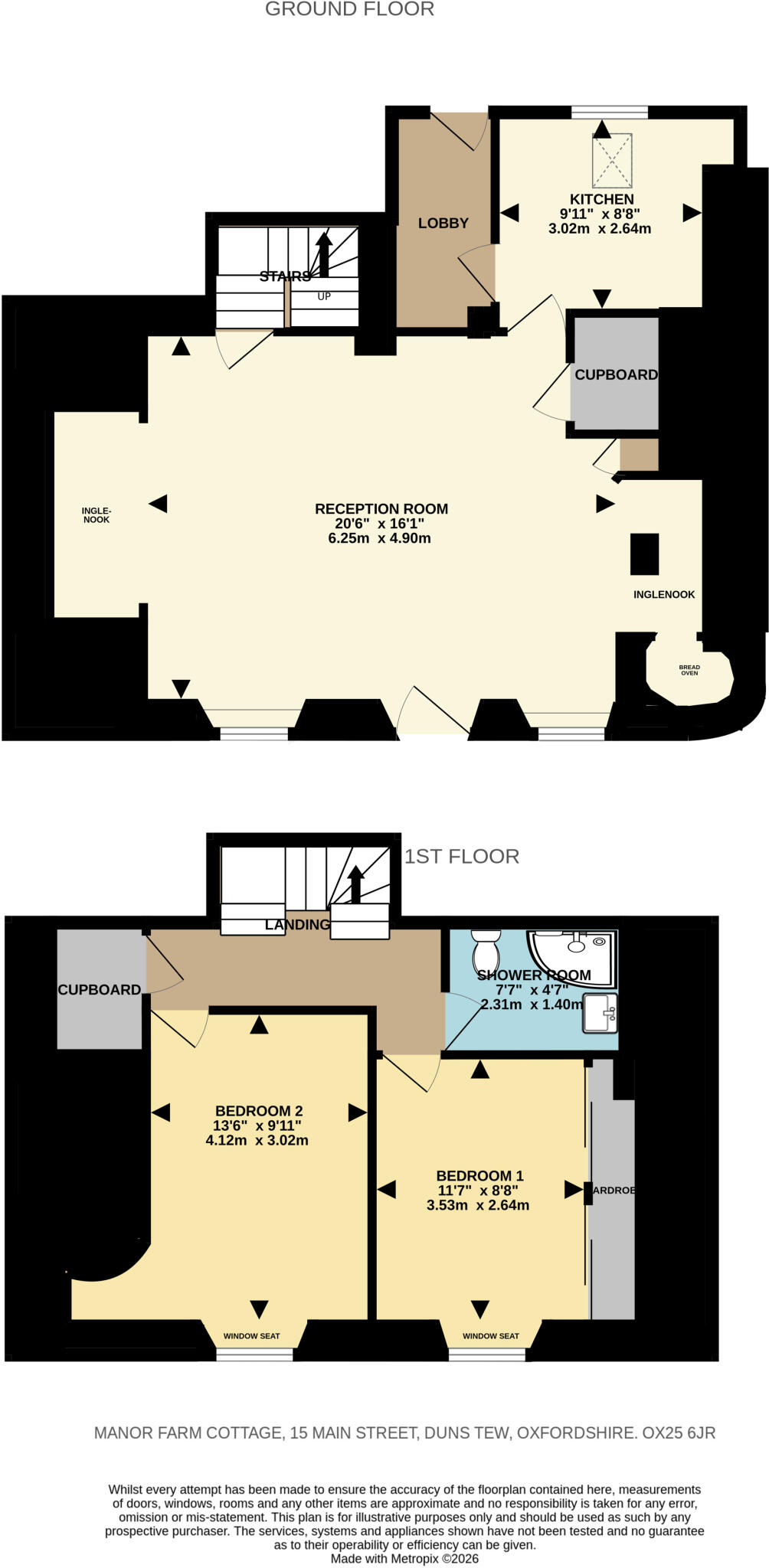 Main Street, Duns Tew, Oxfordshire floorplan