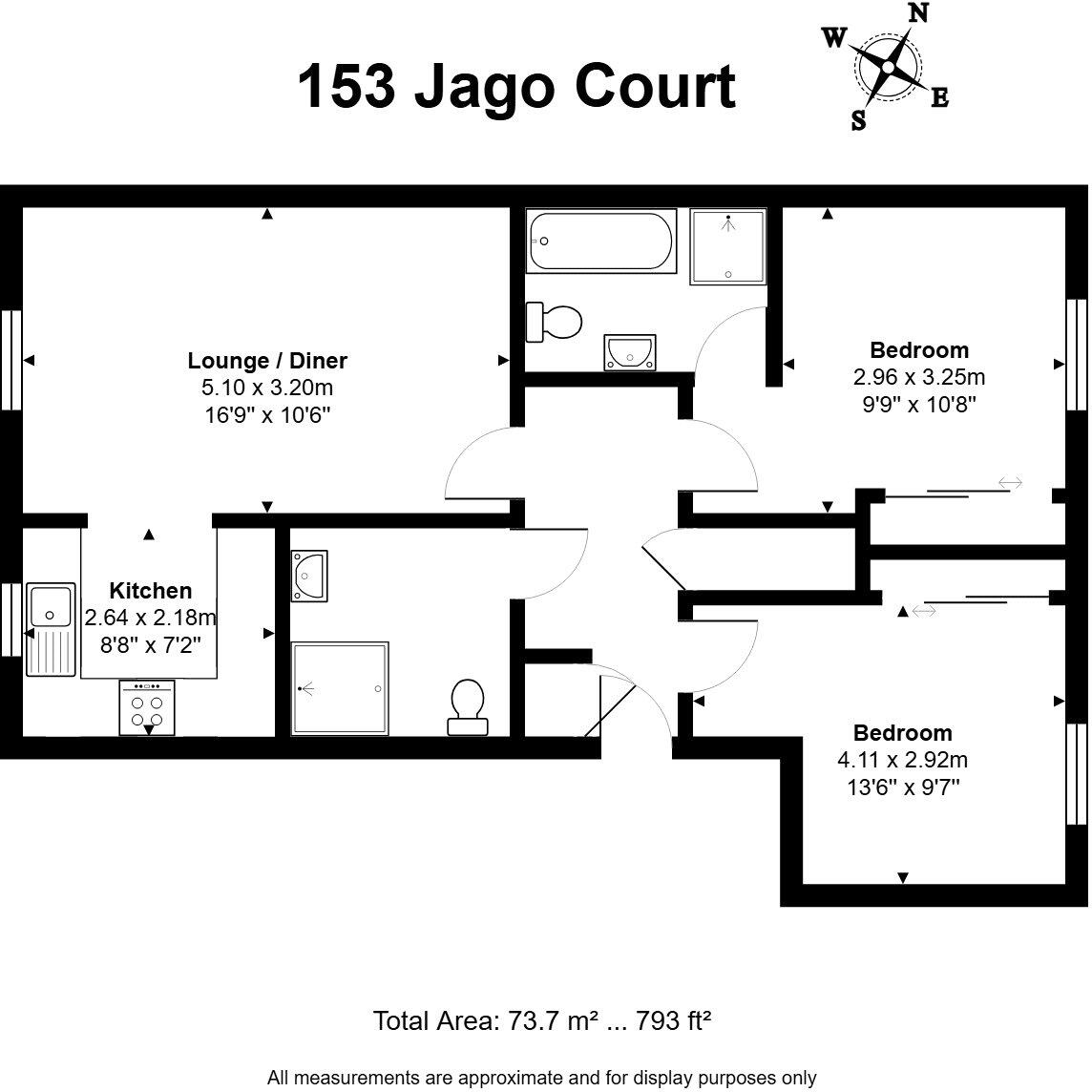 Jago Court, Newbury, Berkshire, RG14 floorplan