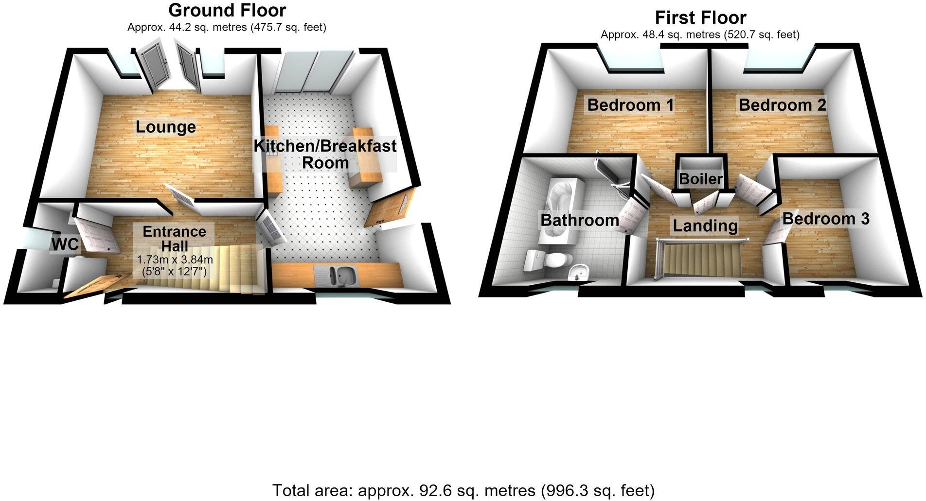 Cwrt Hendre, Fairview, NP12 floorplan