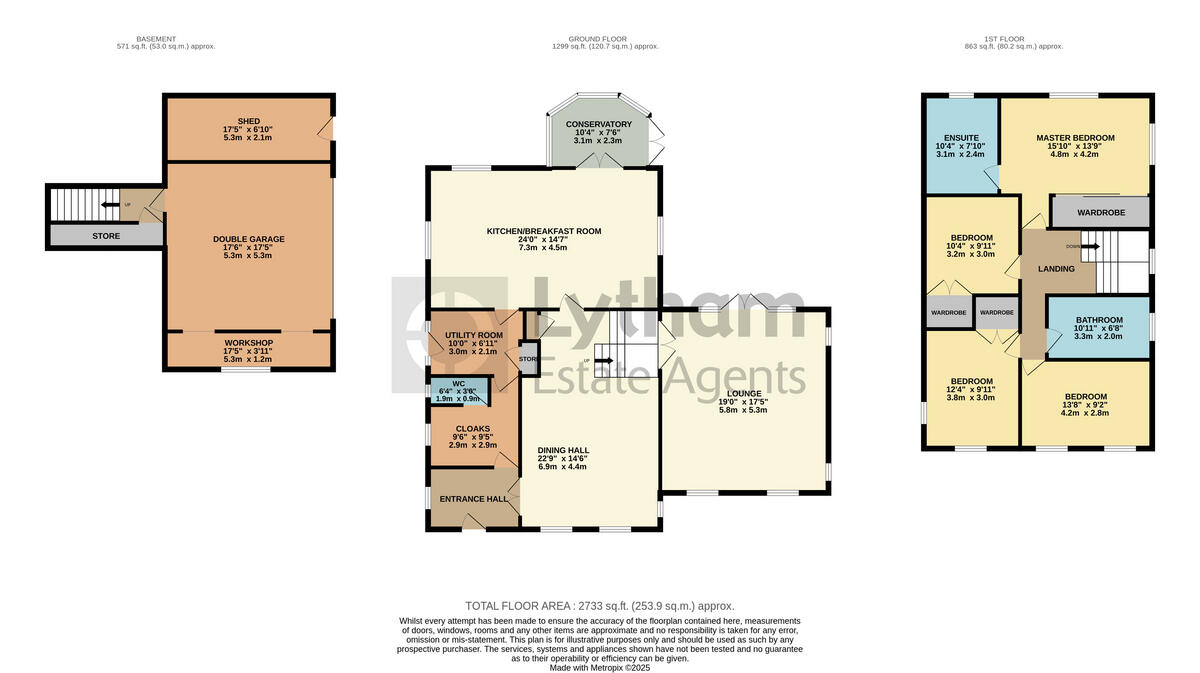 Ribby Road, Wrea Green, PR4 floorplan