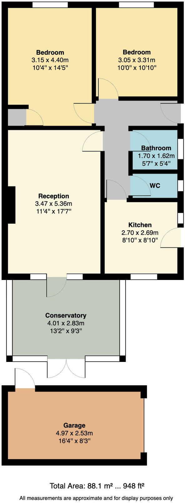 Woodman Avenue, Whitstable floorplan