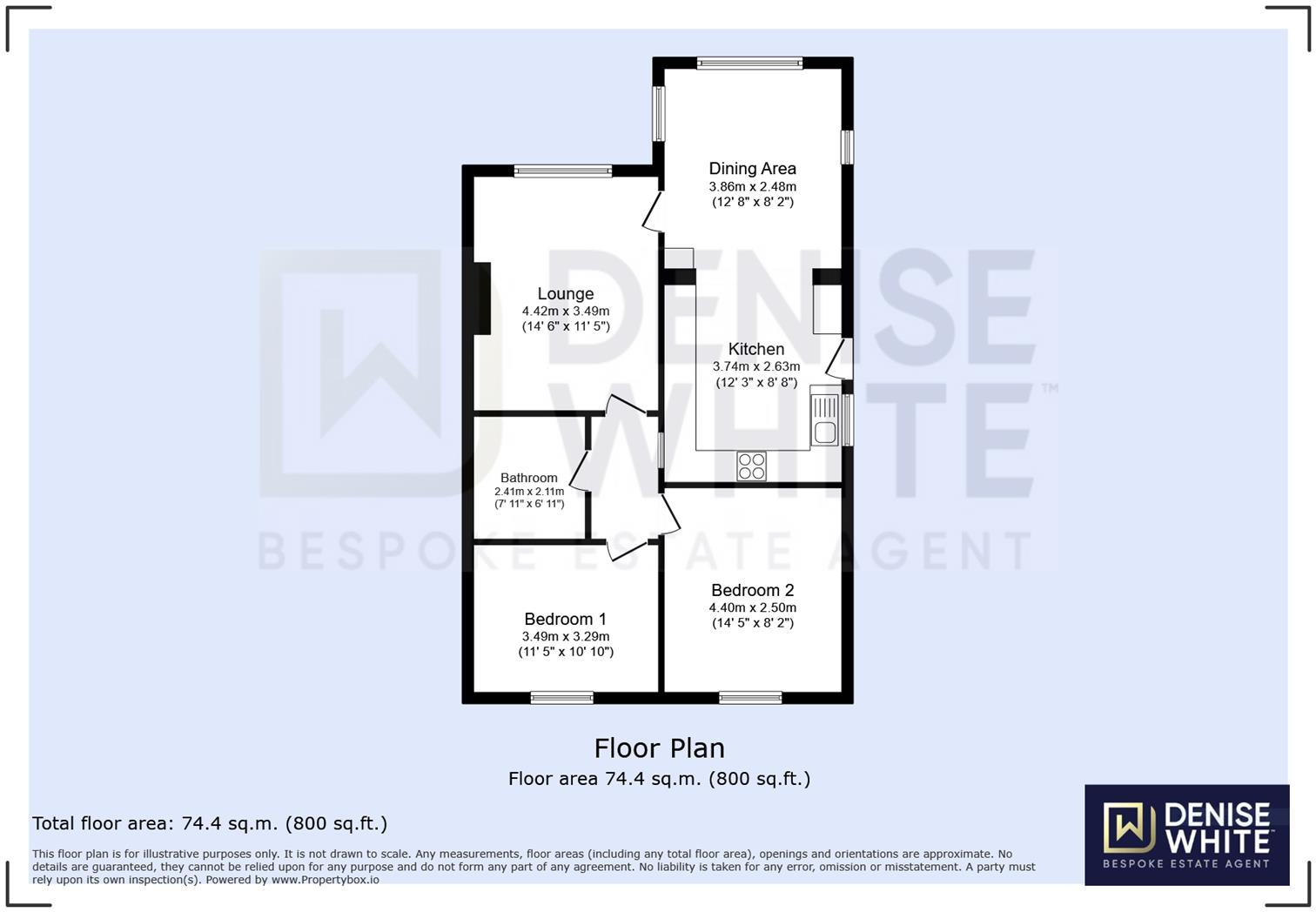 Lingfield Avenue, Brown Edge, Stoke-On-Trent, ST6 8RD floorplan