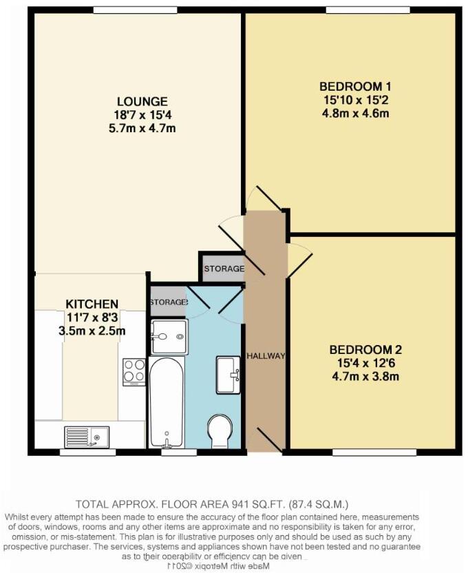 St Mary's Lodge floorplan