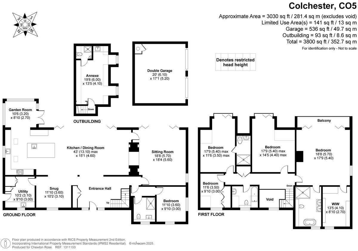 Church Road, Peldon floorplan
