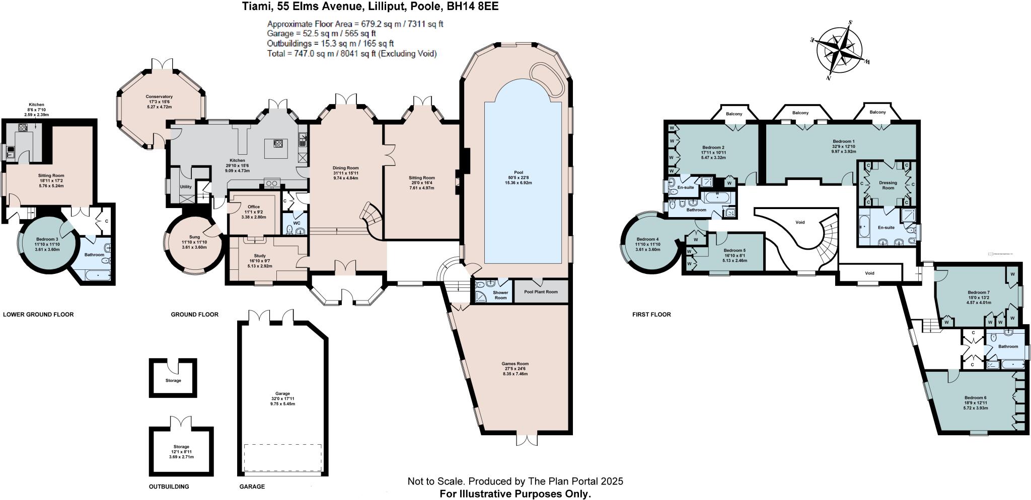 Elms Avenue, Lilliput, Poole, Dorset, BH14 floorplan
